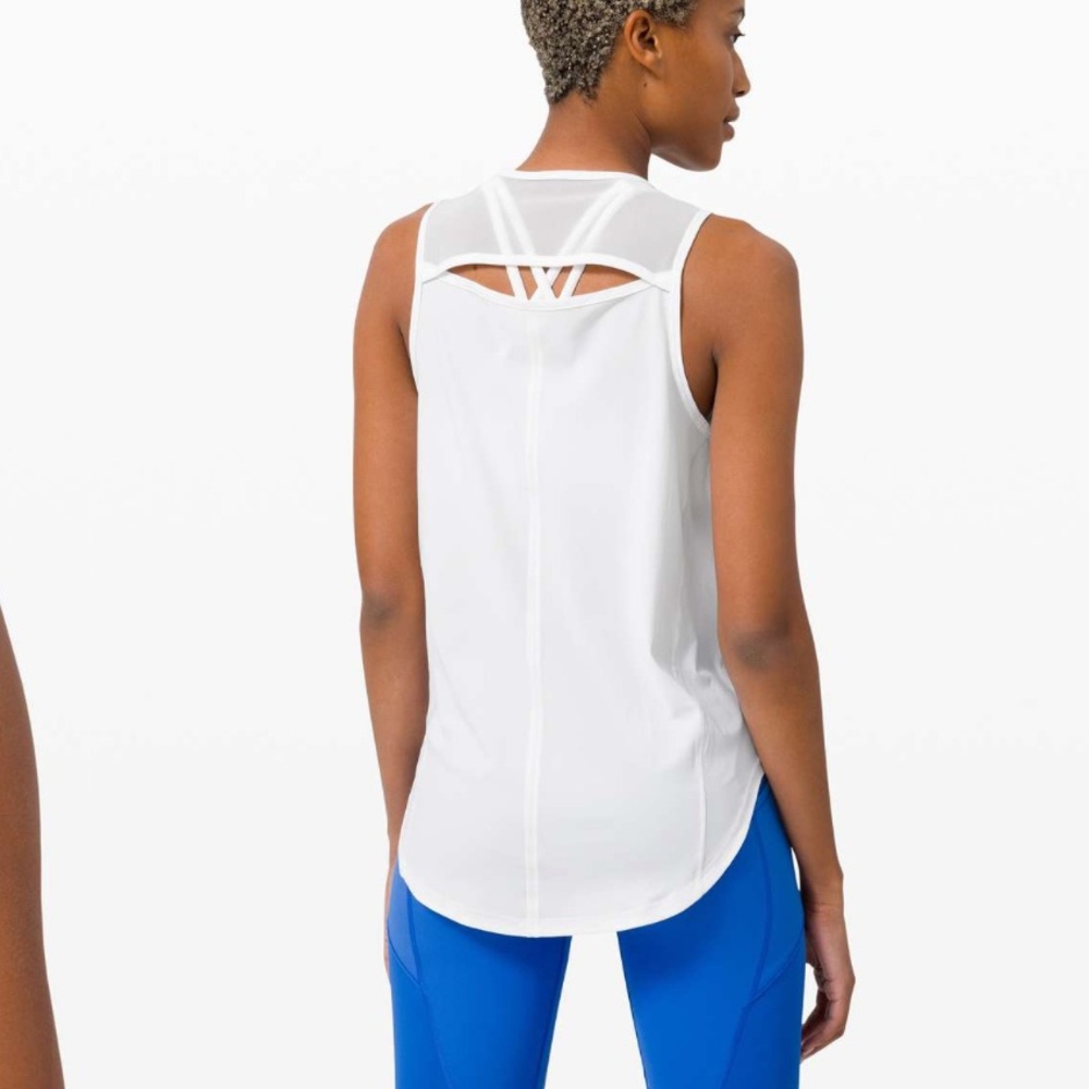 Lululemon athletica White Sculpt Tank